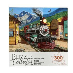 Puzzle Collector Rose Art 300 Piece Puzzle The Iron Horse by Mike Bennett